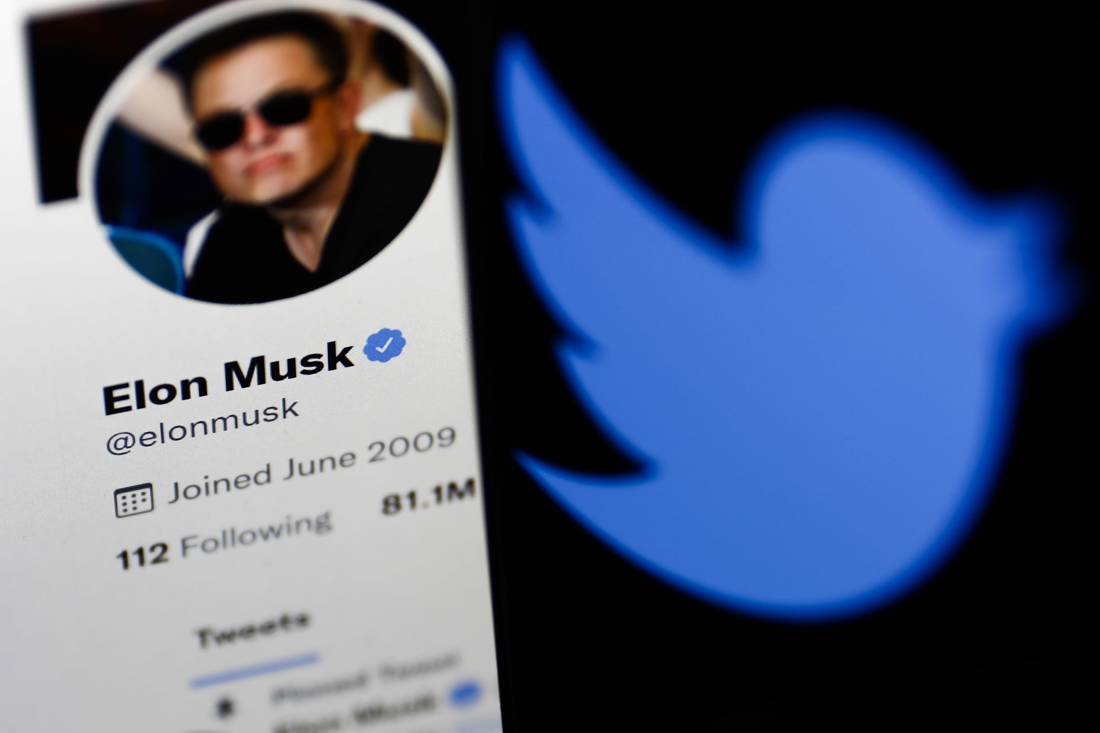 Perfil de Twitter de Elon Musk.