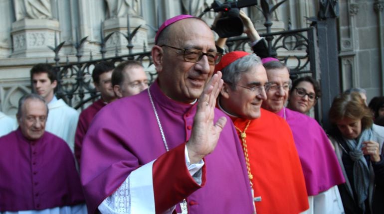 Juan José Omella, el dia que va assumir l'arquebisbat de Barcelona