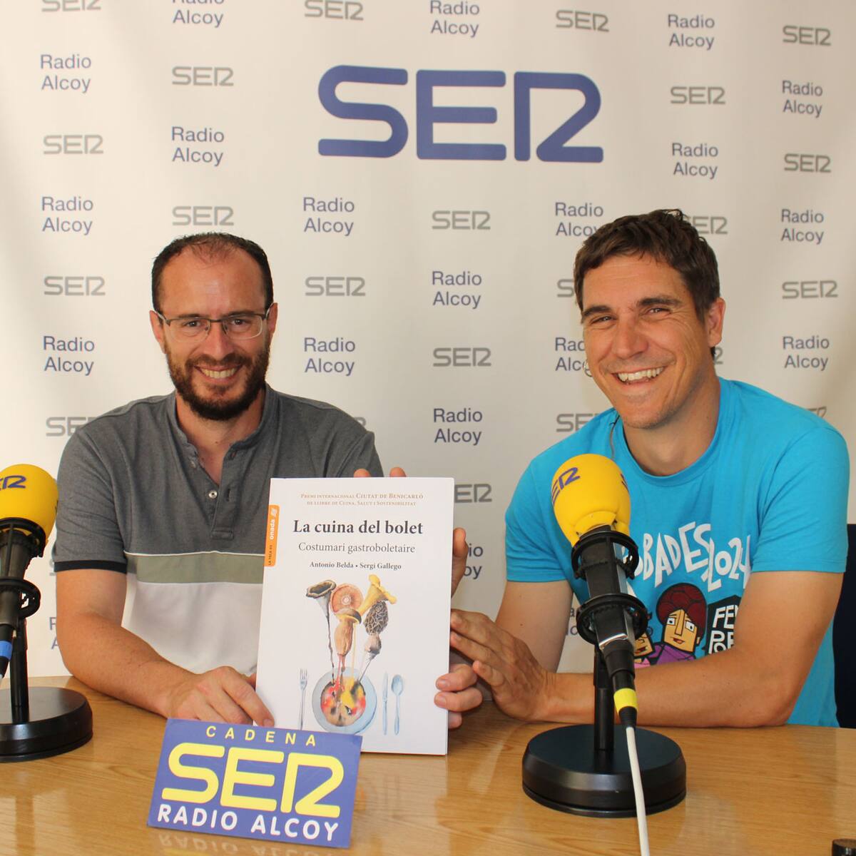 Tono Belda i Sergi Gallego trauen un llibre conjunt on recopilen més de 150 receptes de bolets