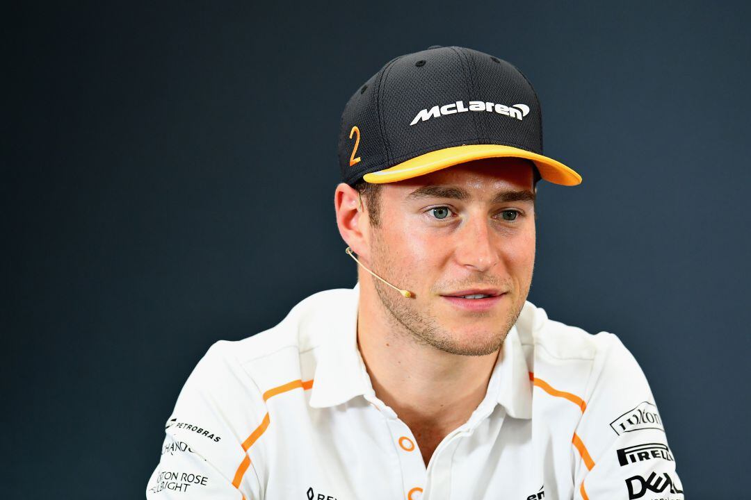 Vandoorne, durante una rueda de prensa antes del GP de Japón. 