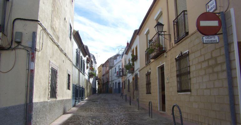 Calle Magdalena Alta de Jaén en una imagen del año 2014.
