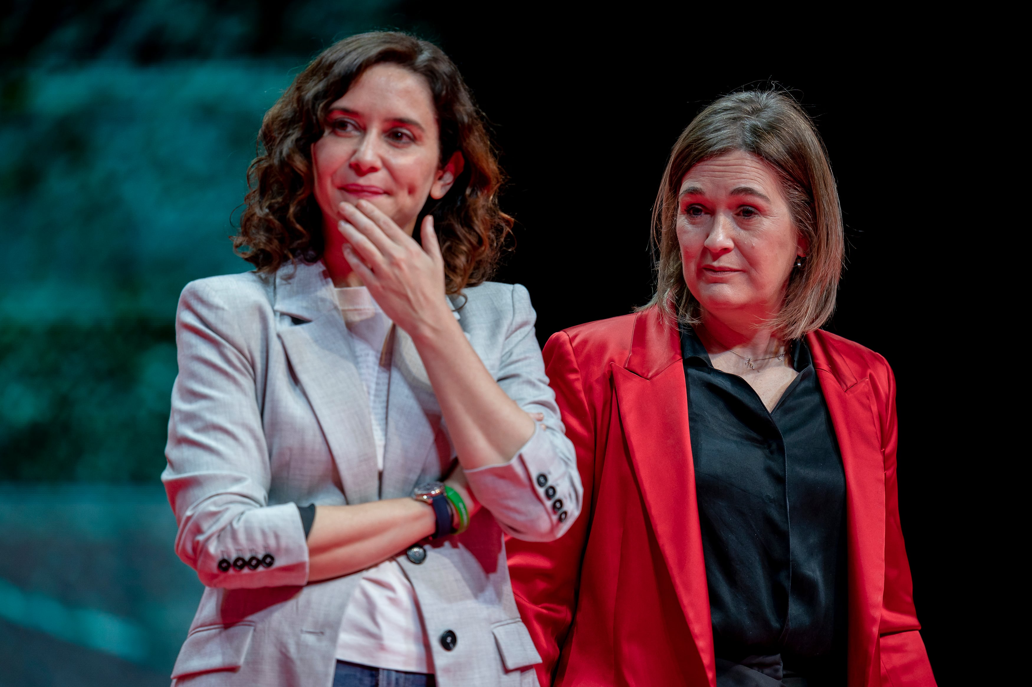 Marta Rivera de la Cruz junto a Isabel Díaz Ayuso, en una imagen de archivo