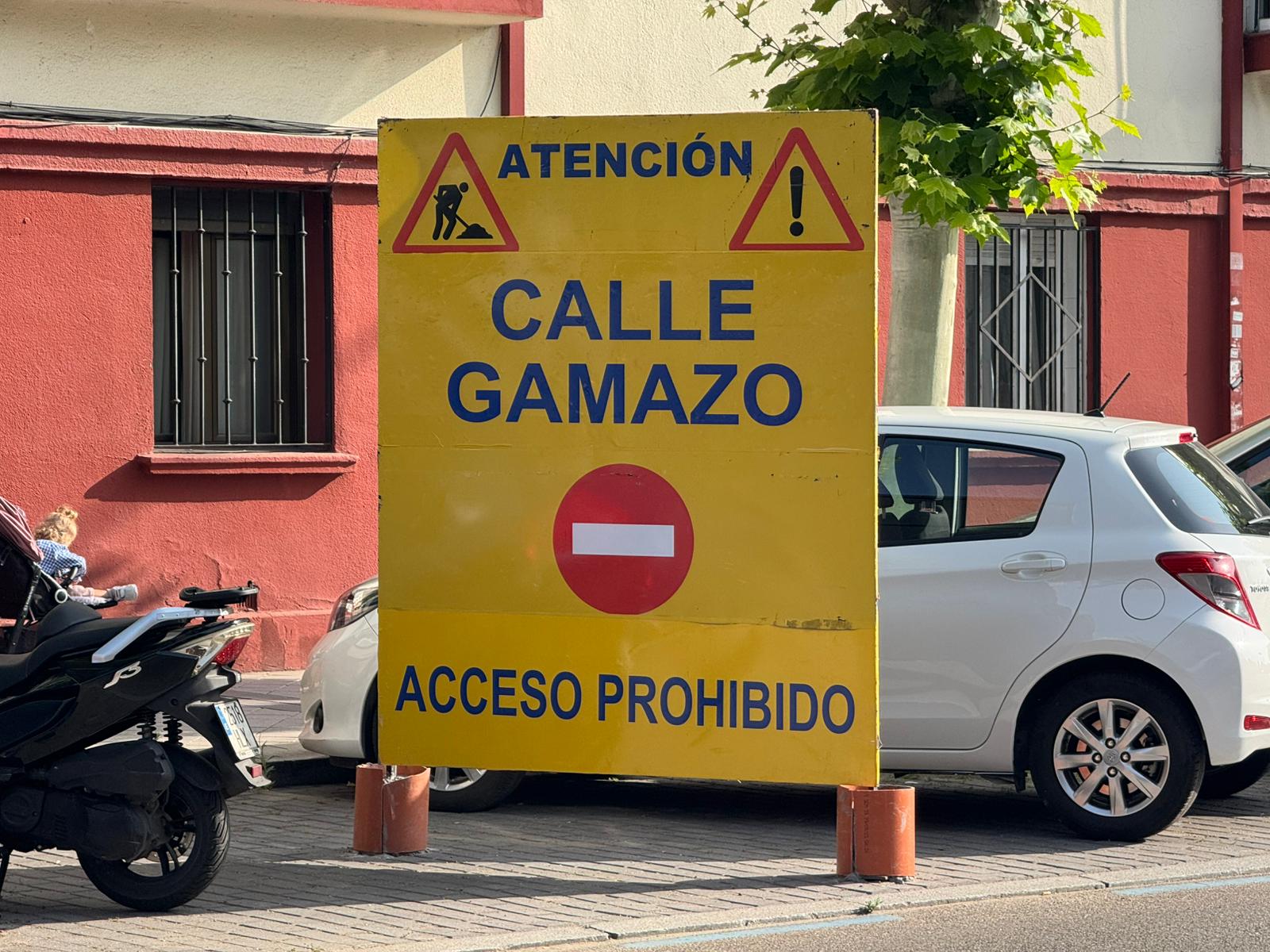 Corte en la Calle Gamazo