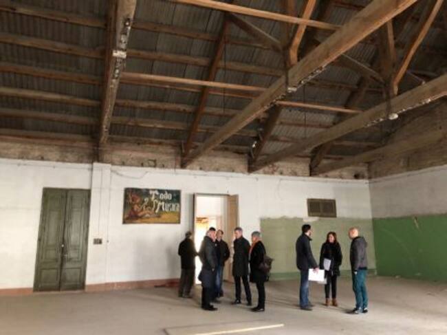 Un dels espais interiors de l'edifici.