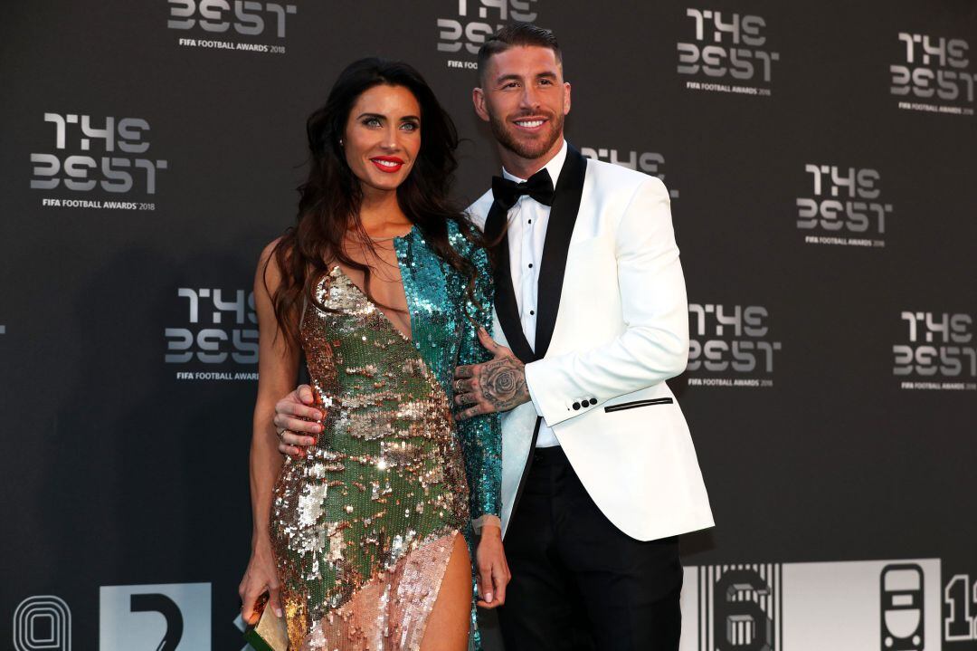 Sergio Ramos con Pilar Rubio en la gala de los &#039;The Best&#039; 