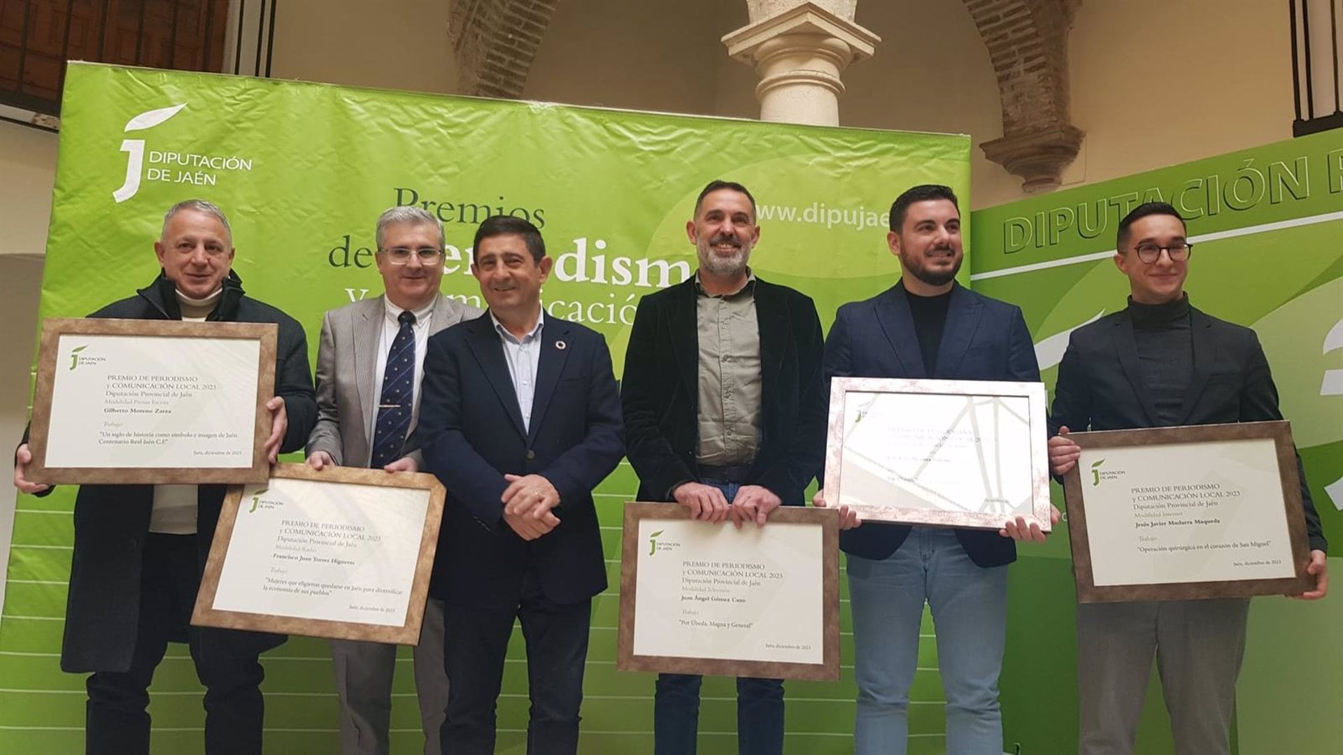 Galardonados en los Premios de Periodismo y Comunicación Local 2023