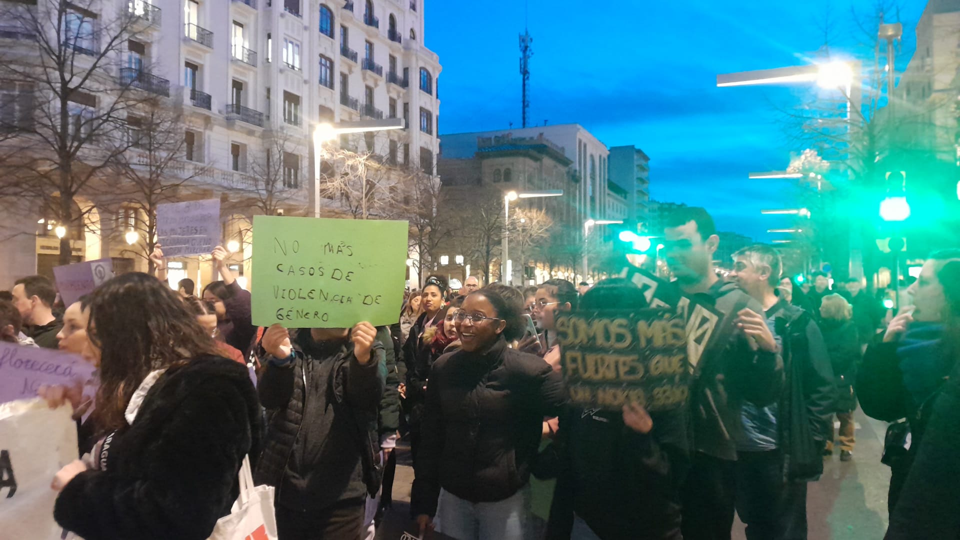 Manifestación 8M en Zaragoza