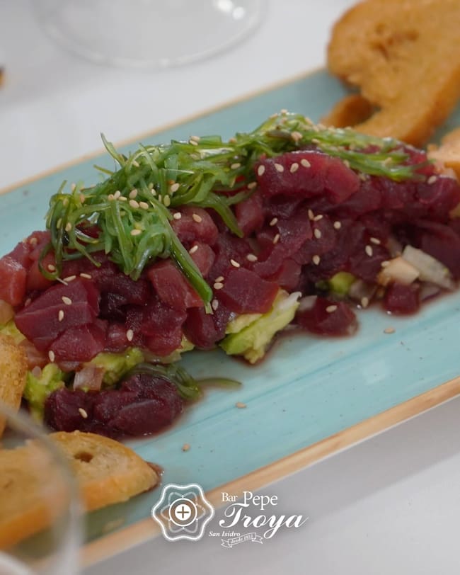 Atún, una de las especialidades de Bar Pepe Troya