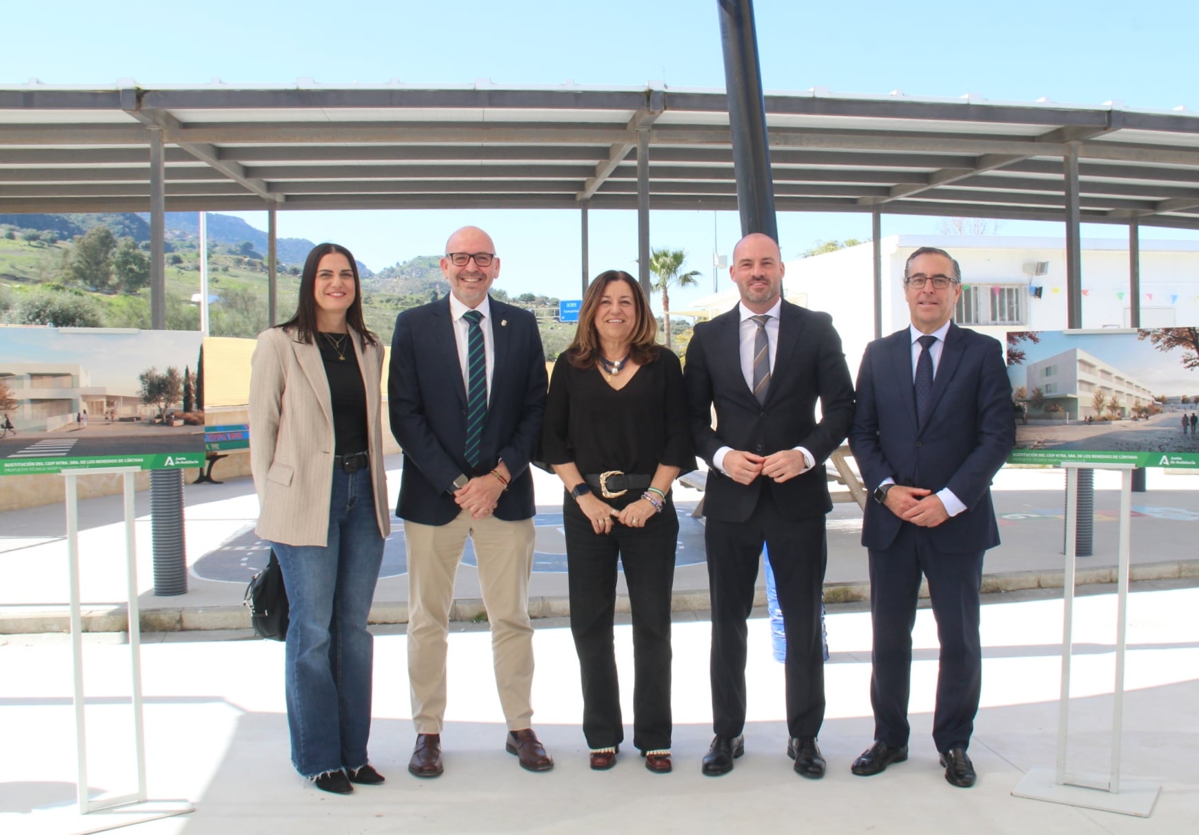 Un momento del acto en Cártama