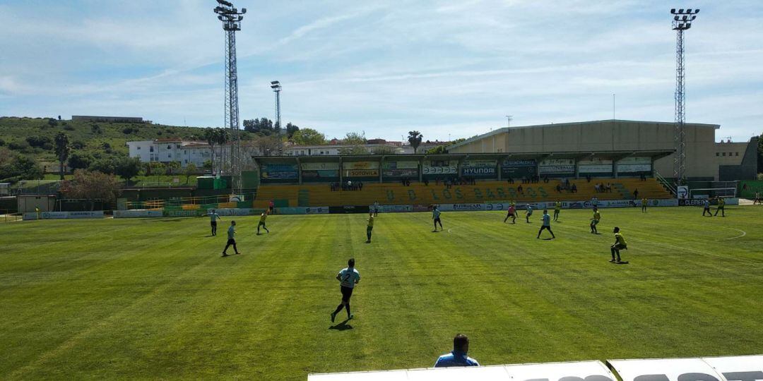 Un momento del partido.