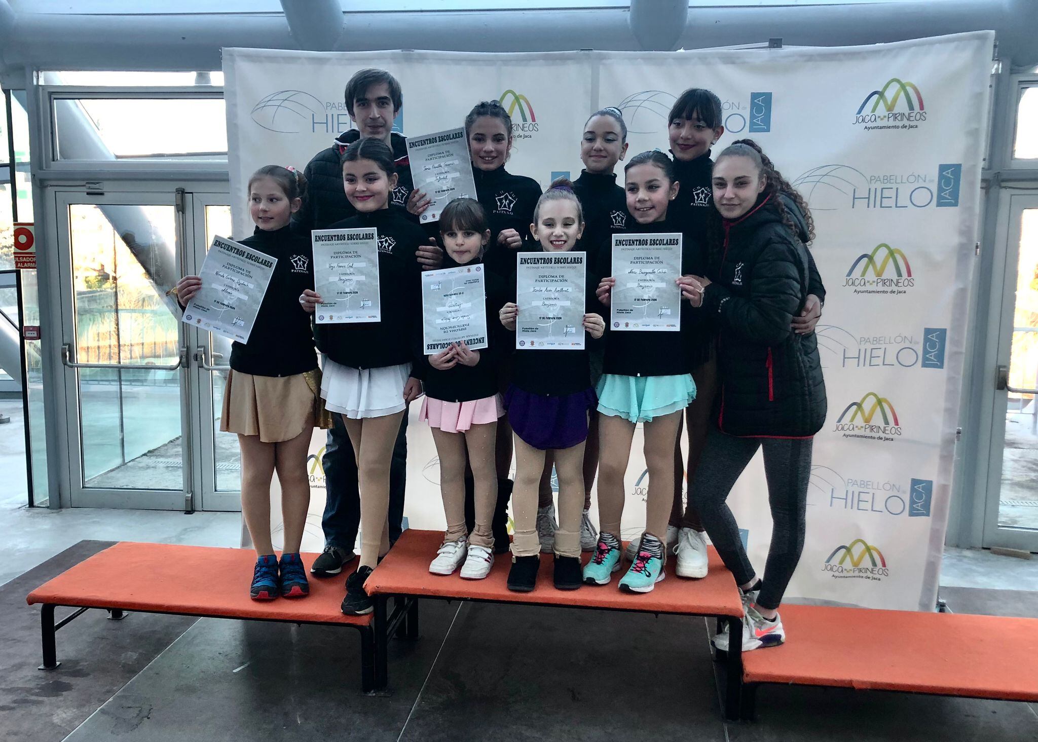 Participantes de las categorías escolares