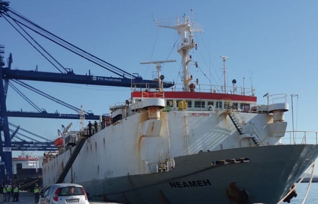 Buque Neameh en Algeciras.