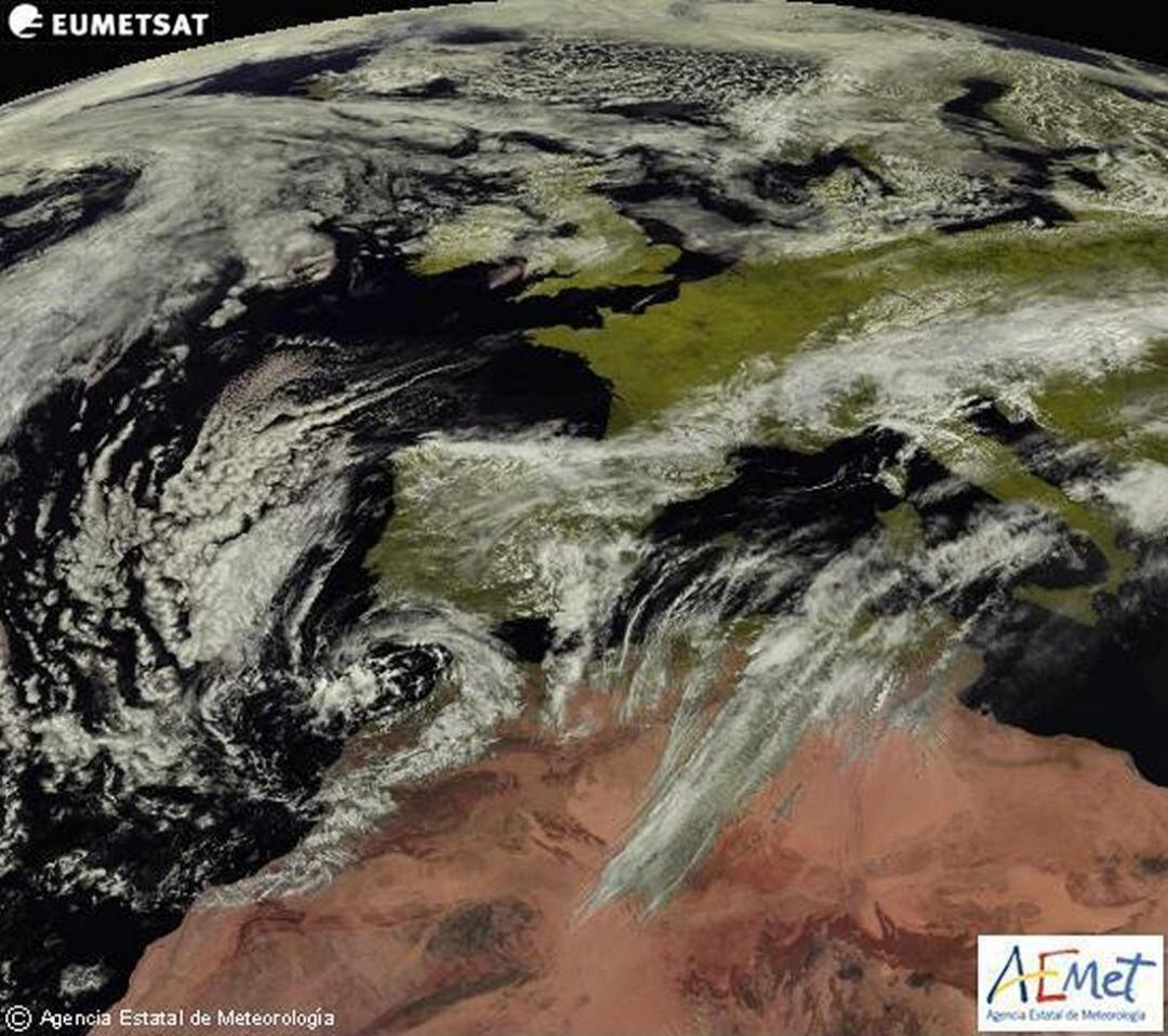 Imagen de satélite Eumetsat