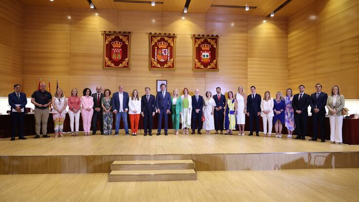 Jesús Moreno, alcalde de Tres Cantos, en la toma de posesión del cargo