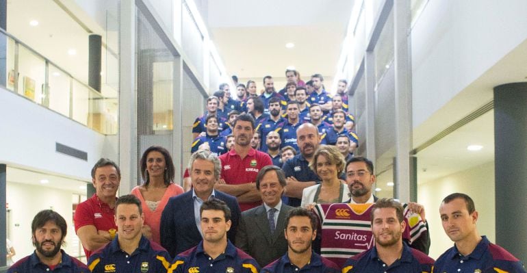 Presentación de Sanitas como nuevo patrocinador de los equipos del Club Alcobendas Rugby