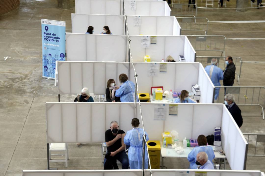 Vacunació massiva a Girona.