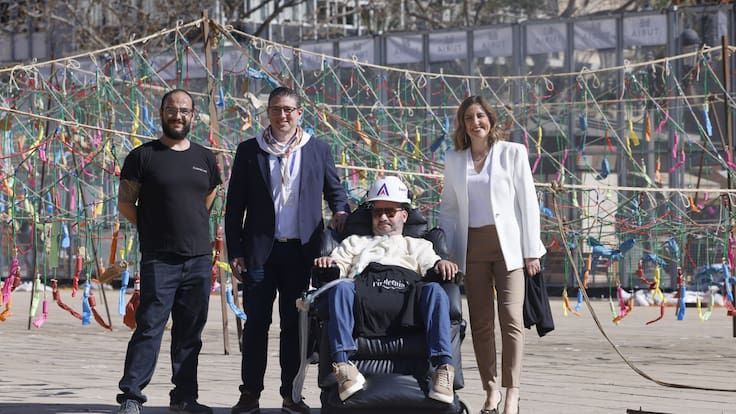 Jordi Sabaté (Activista de la ELA), en la mascletá de las Fallas: "Me siento como Shakira. Voy a llorar de emoción"