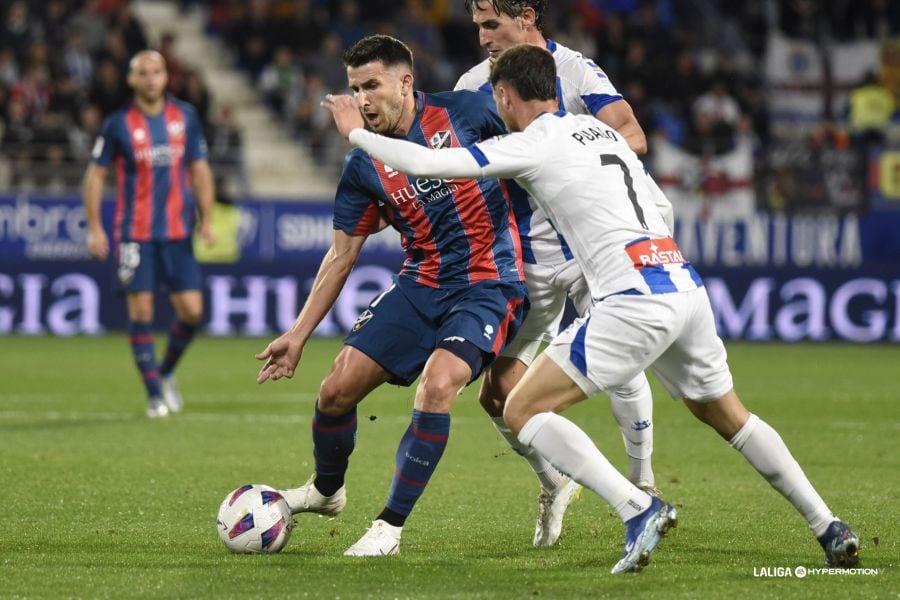 Gerard Valentín fue una pesadilla para la defensa del Espanyol