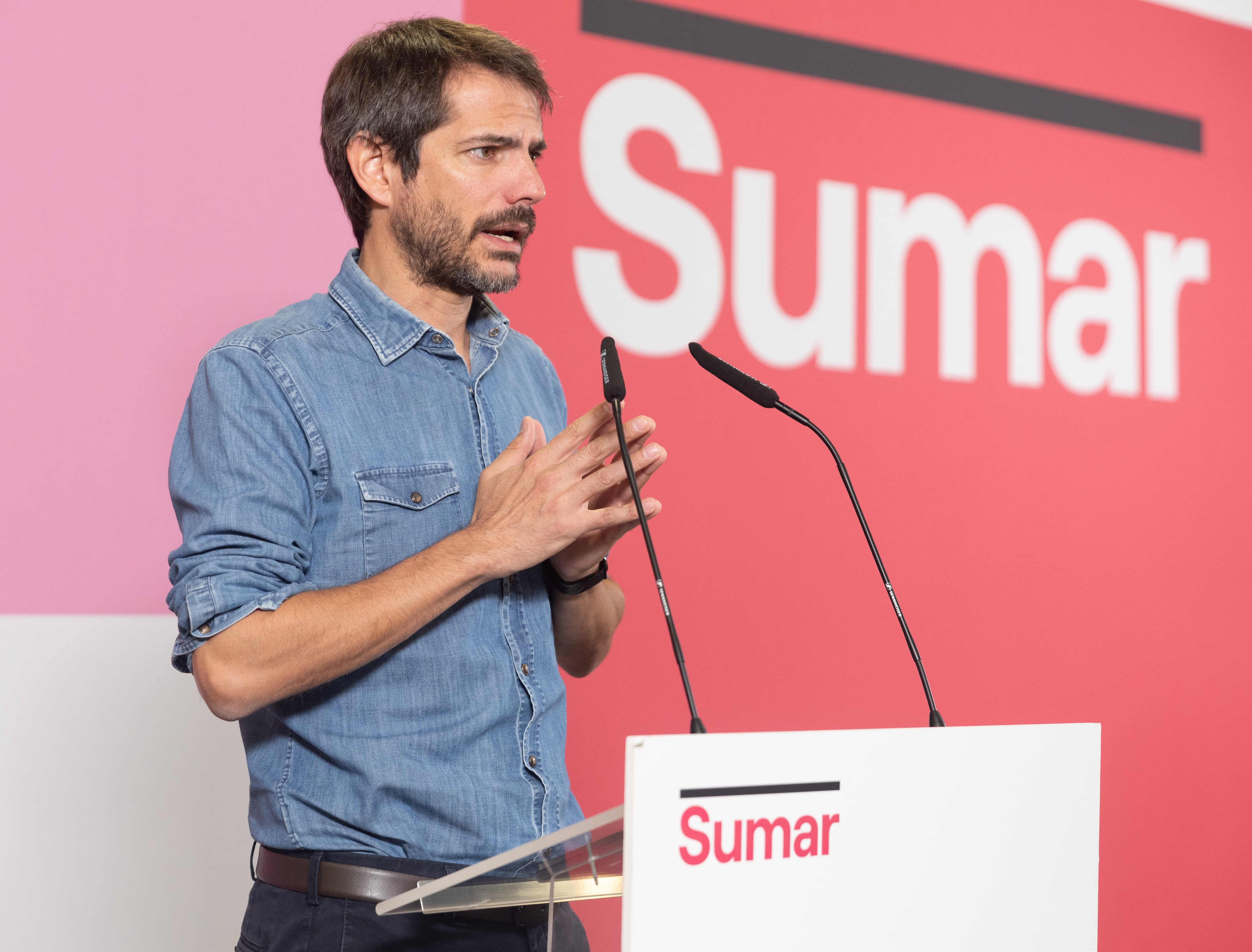 Ernest Urtasun, durante una rueda de prensa. (Photo By Eduardo Parra/Europa Press via Getty Images)