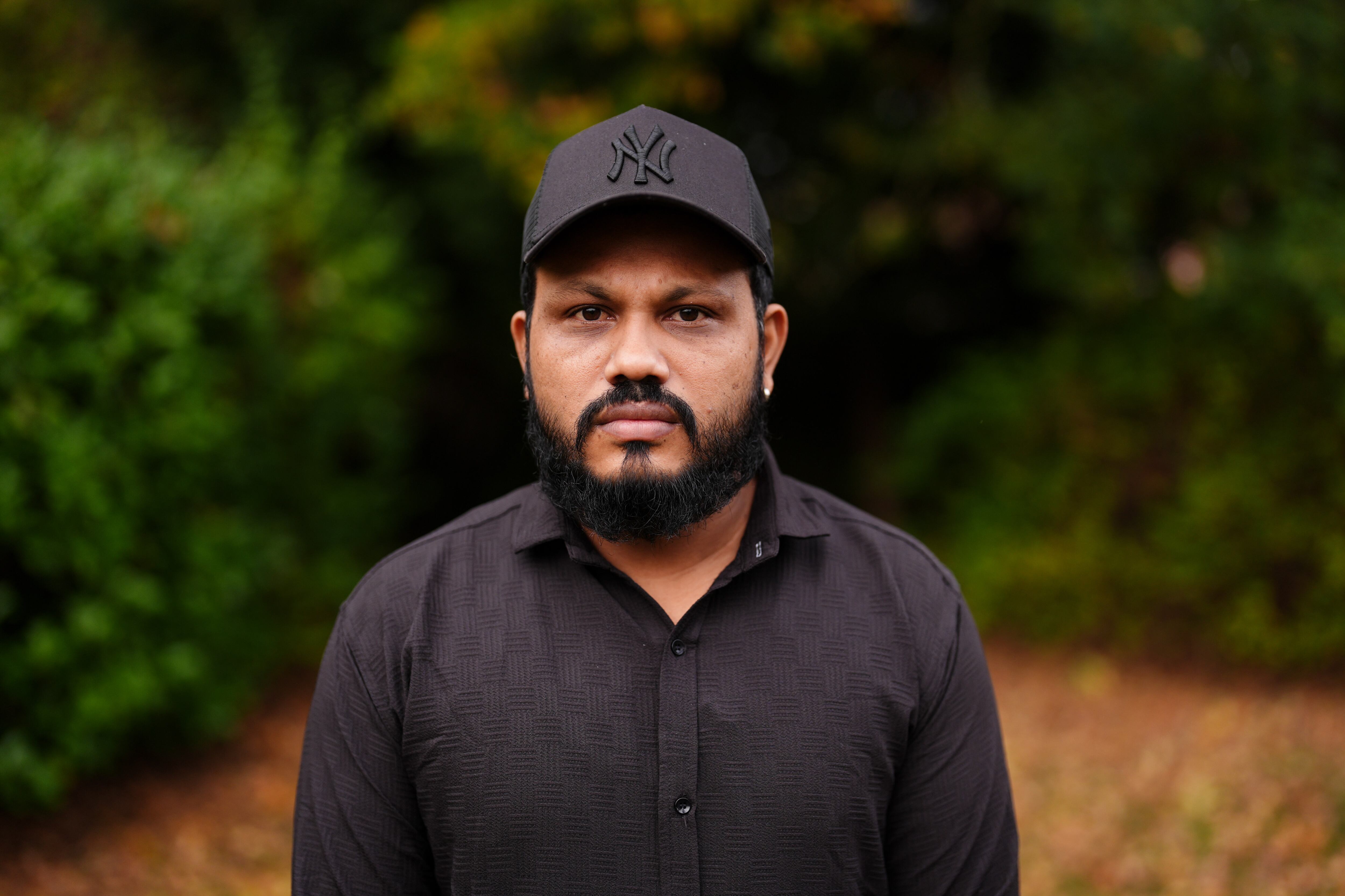 Vishwash Kumar Ramesh, posa cerca de Leicester, el pasado 27 de octubre.