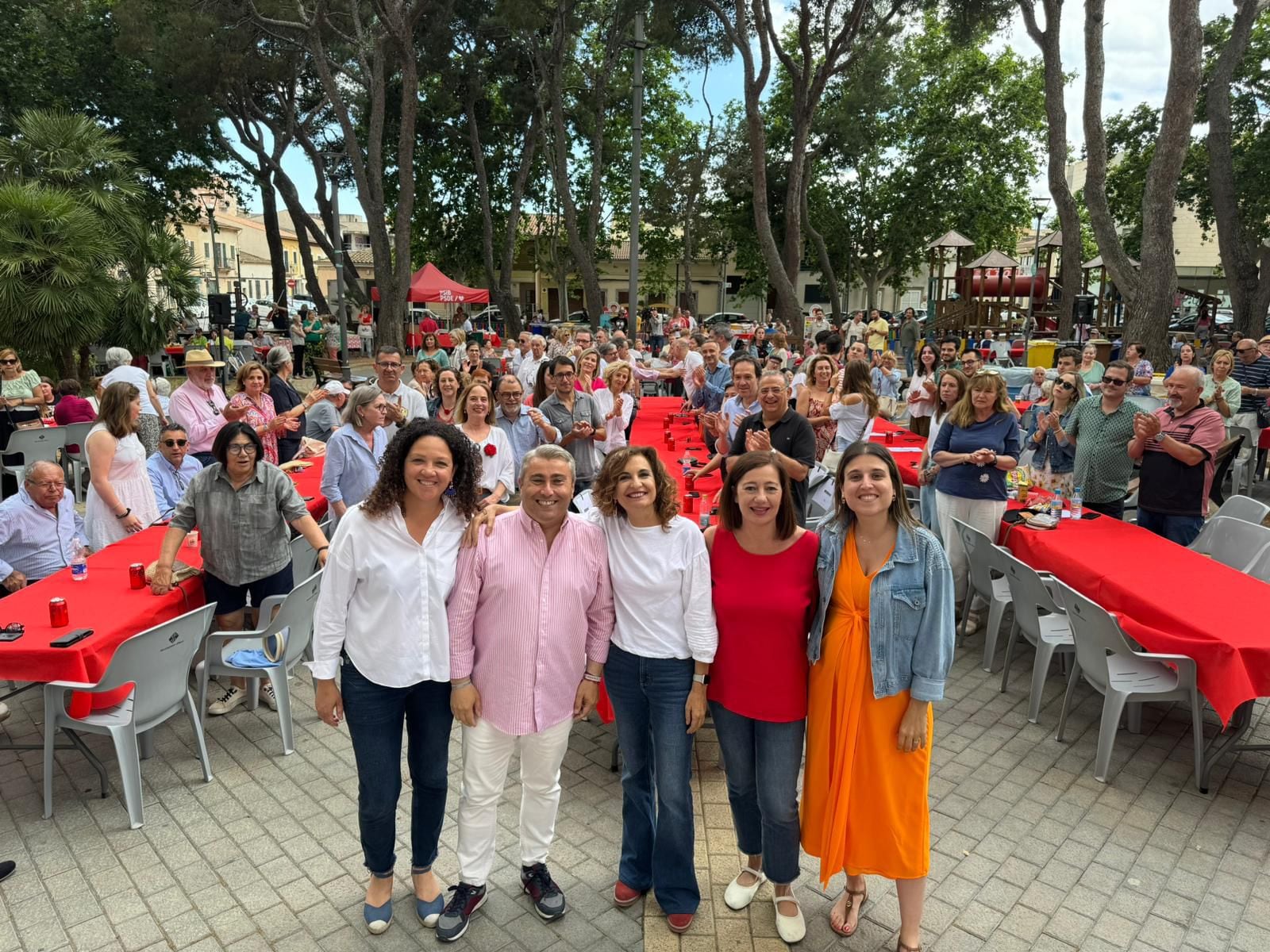 Visita de María Jesús Montero en un acto del PSIB en Inca.