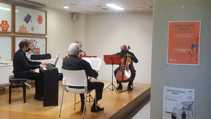 Tatiana jiménez, concejala de Cultura del Ayuntamiento de San Sebastián de los Reyes, sobre el concierto en la Biblioteca Municipal