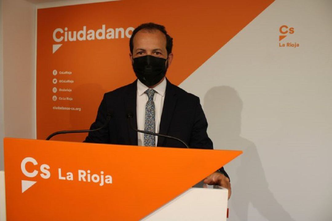 El coordinador de Ciudadanos La Rioja, Pablo Baena.