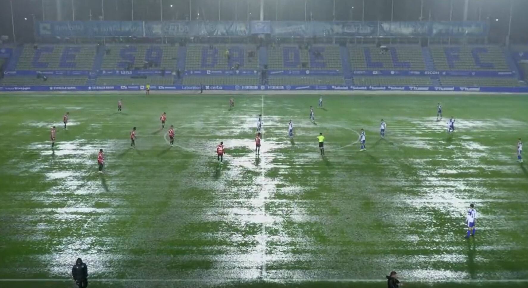 Captura del gol del CE Sabadell.