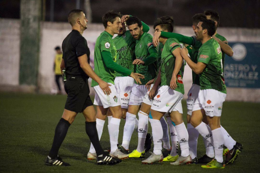 Imagen del partido de este sábado, firmada por el CD Guijuelo.