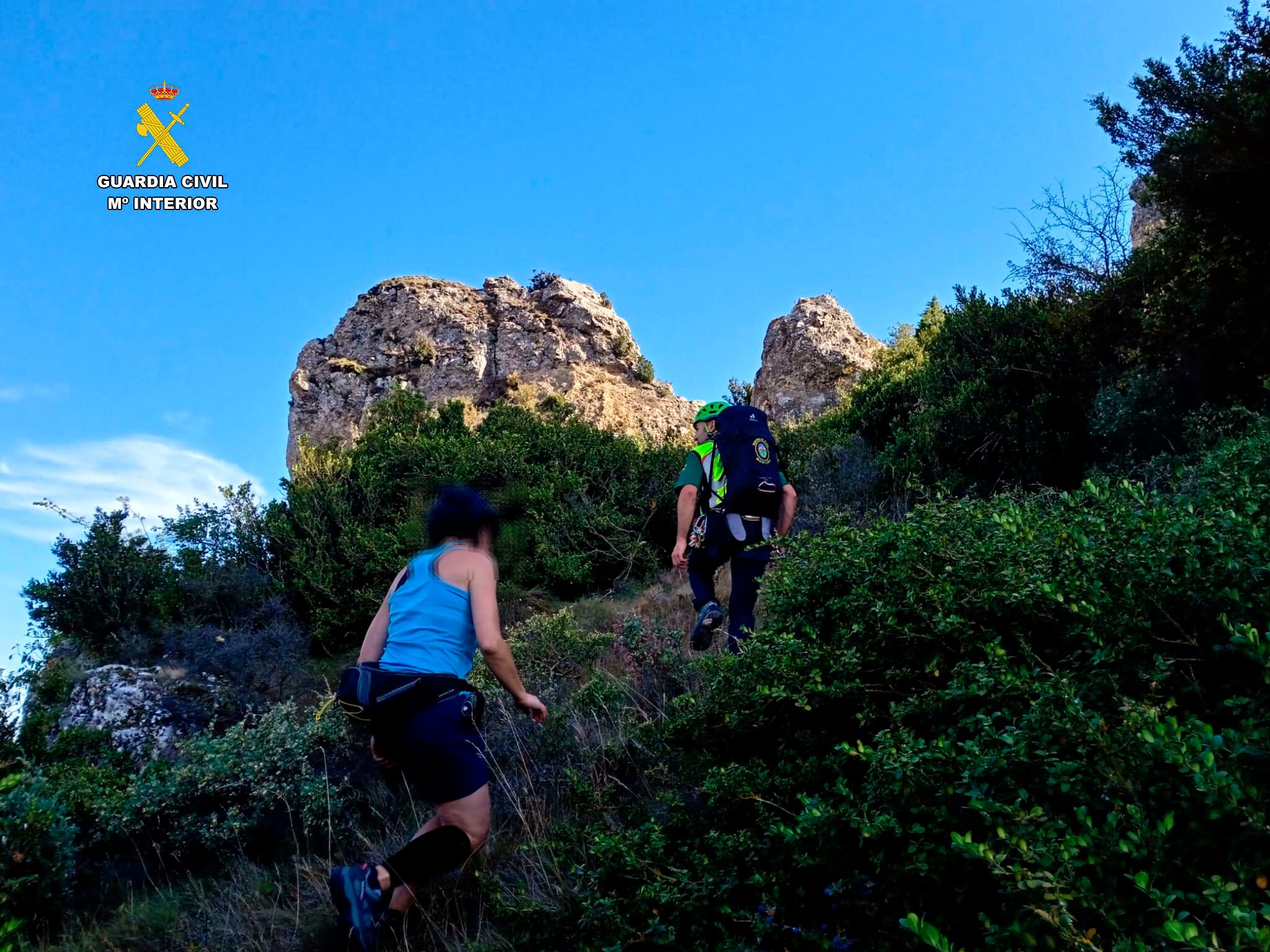 Rescatada una senderista que realizaba una ruta de montaña por Cellorigo