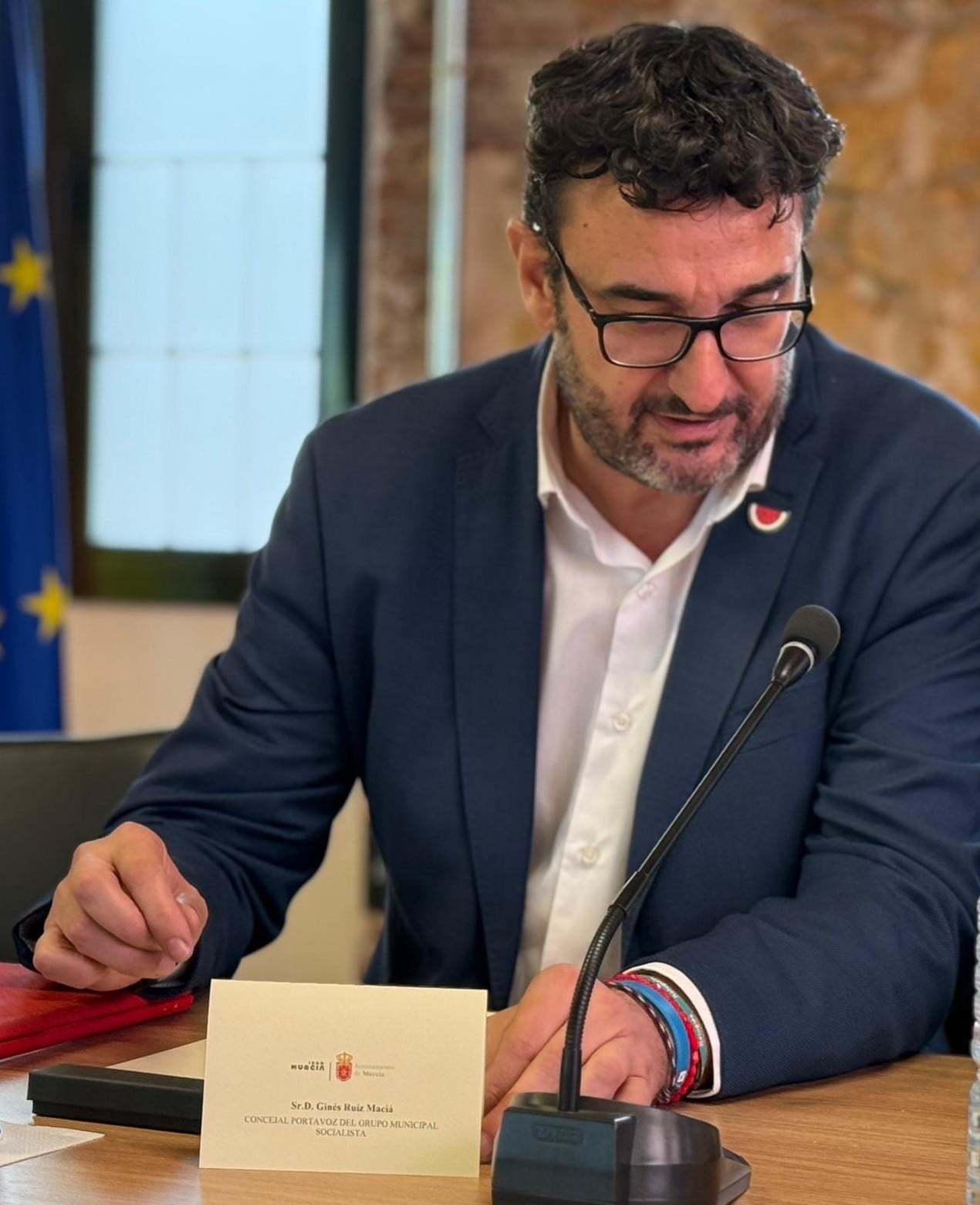 Ruiz durante su intervención en el Consejo Social de la Ciudad