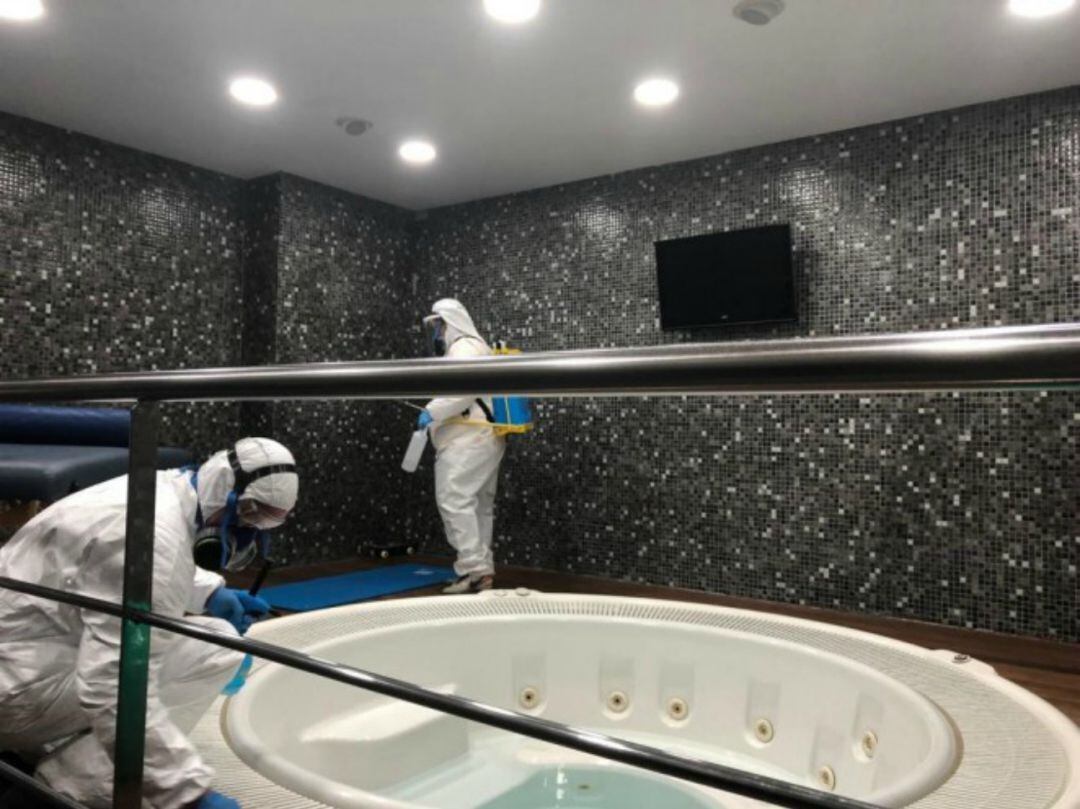 Los vestuarios de La Rosaleda