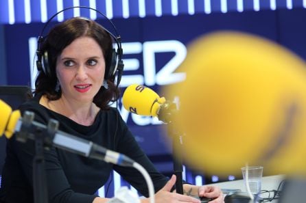 Isabel Díaz Ayuso, durante su entrevista en La Ventana de Madrid