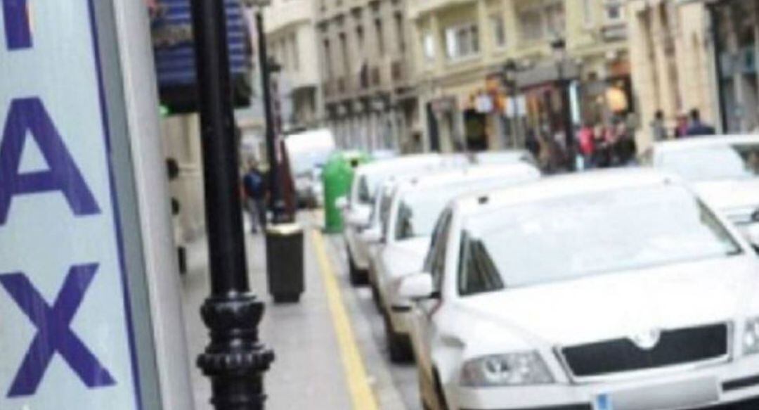 Parada de taxis en Albacete