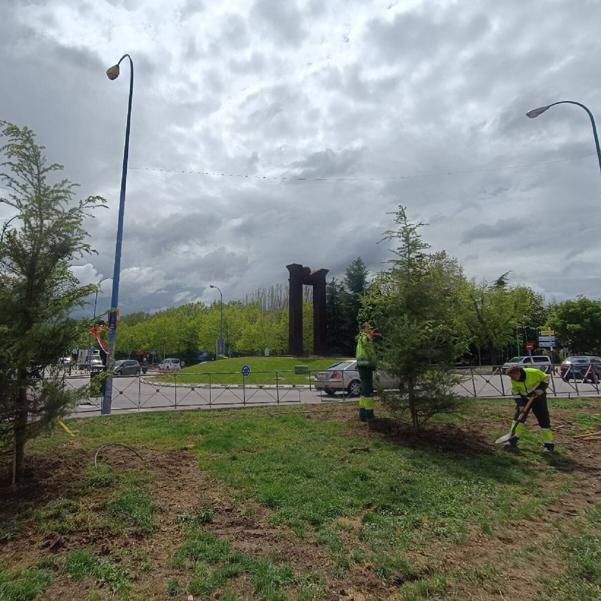 Más de dos mil árboles formarán el nuevo pulmón verde de Leganés entre los polígonos Legatec y Prado Overa