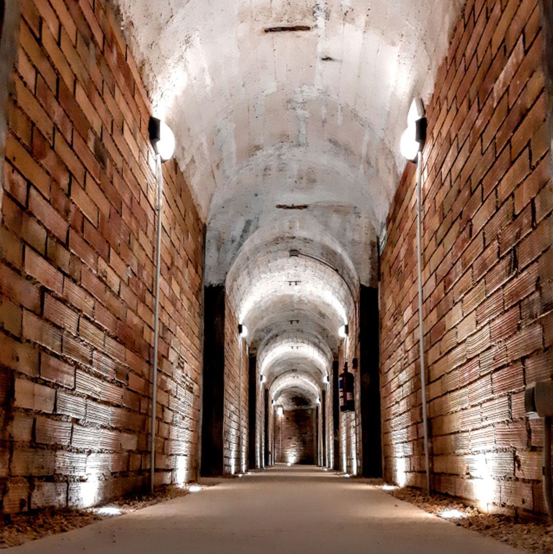 Imagen del interior del refugio antiaéreo contestano