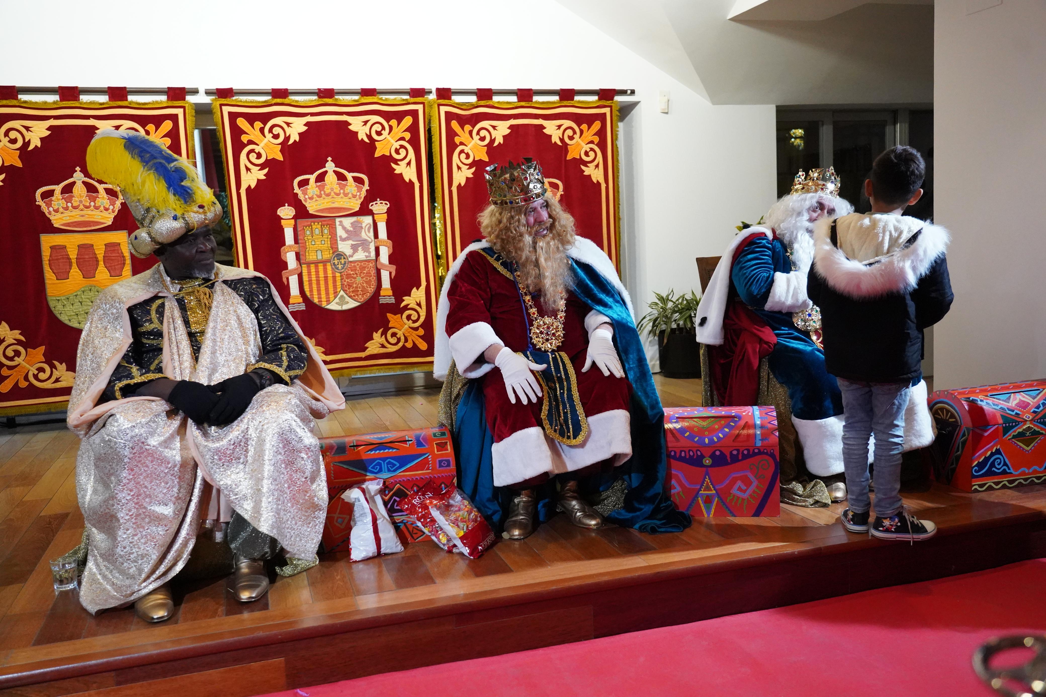 Los Reyes Magos en el Ayuntamiento de Alcorcón