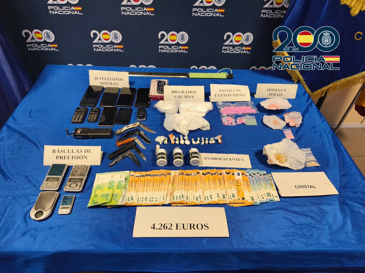 La Policía Nacional desarticula un laboratorio de éxtasis en una vivienda de Castellón