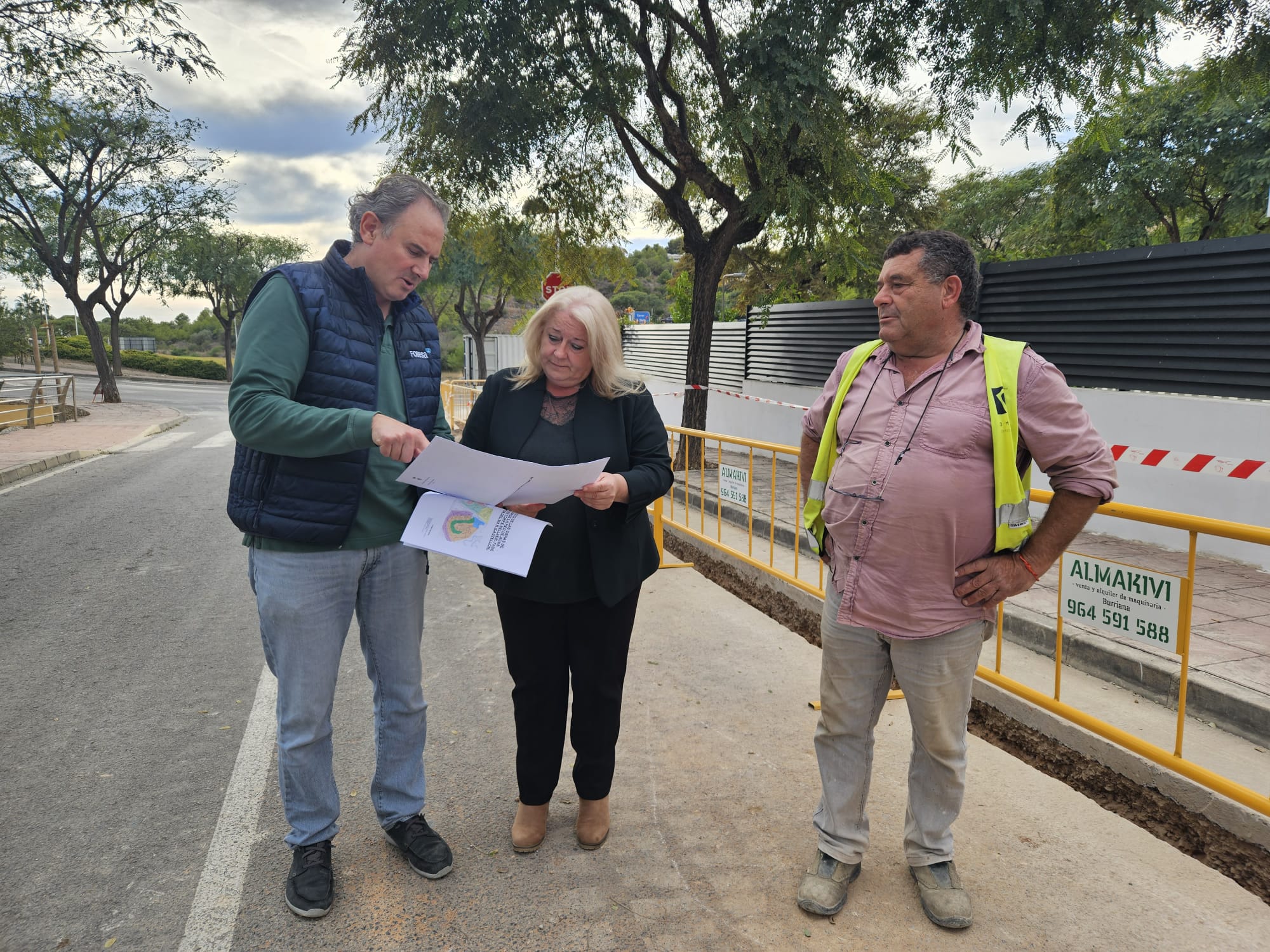 Oropesa del Mar avanza en las obras de renovación de la red de agua potable en la zona de Torre Bellver