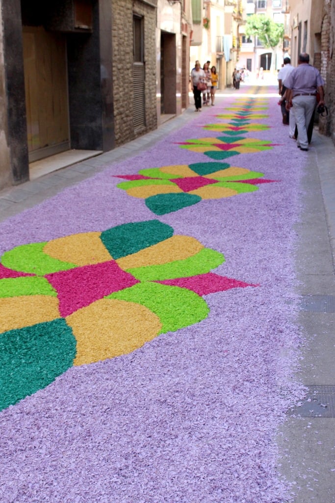 La Fiesta de Alfombras del Corpus Christi en Tamarite de Litera