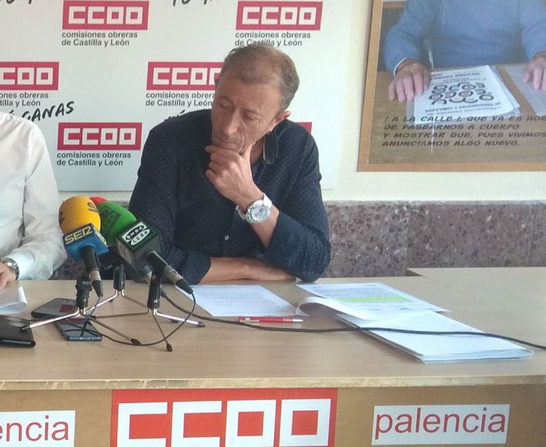 Juan Carlos González, secretario de organización de CCOO en Palencia