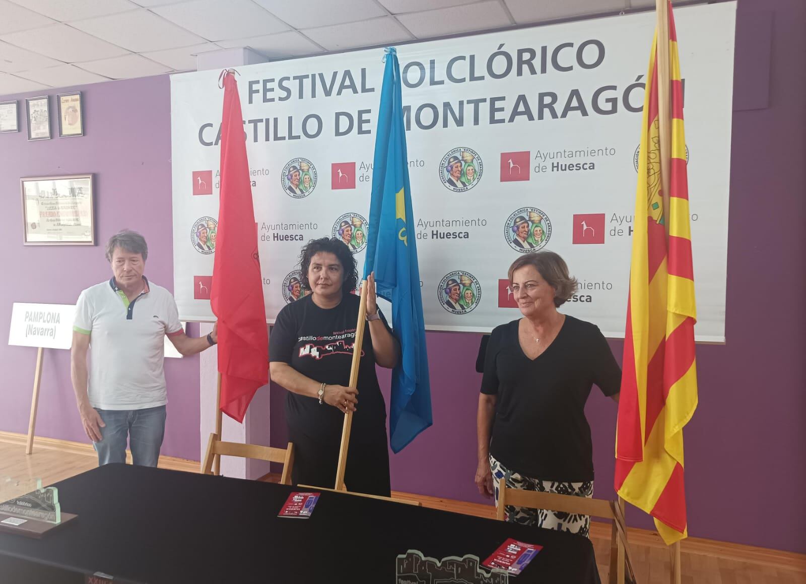 Presentación del XXIII Festival Folclórico Castillo de Montearagón.