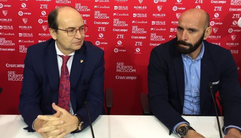 Pepe Castro y Monchi.