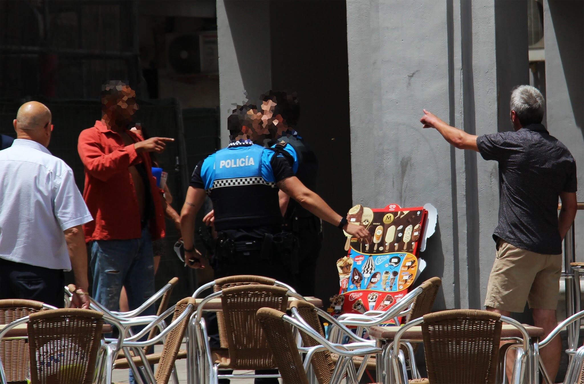 La Policía Local de Aranda intervino en el suceso