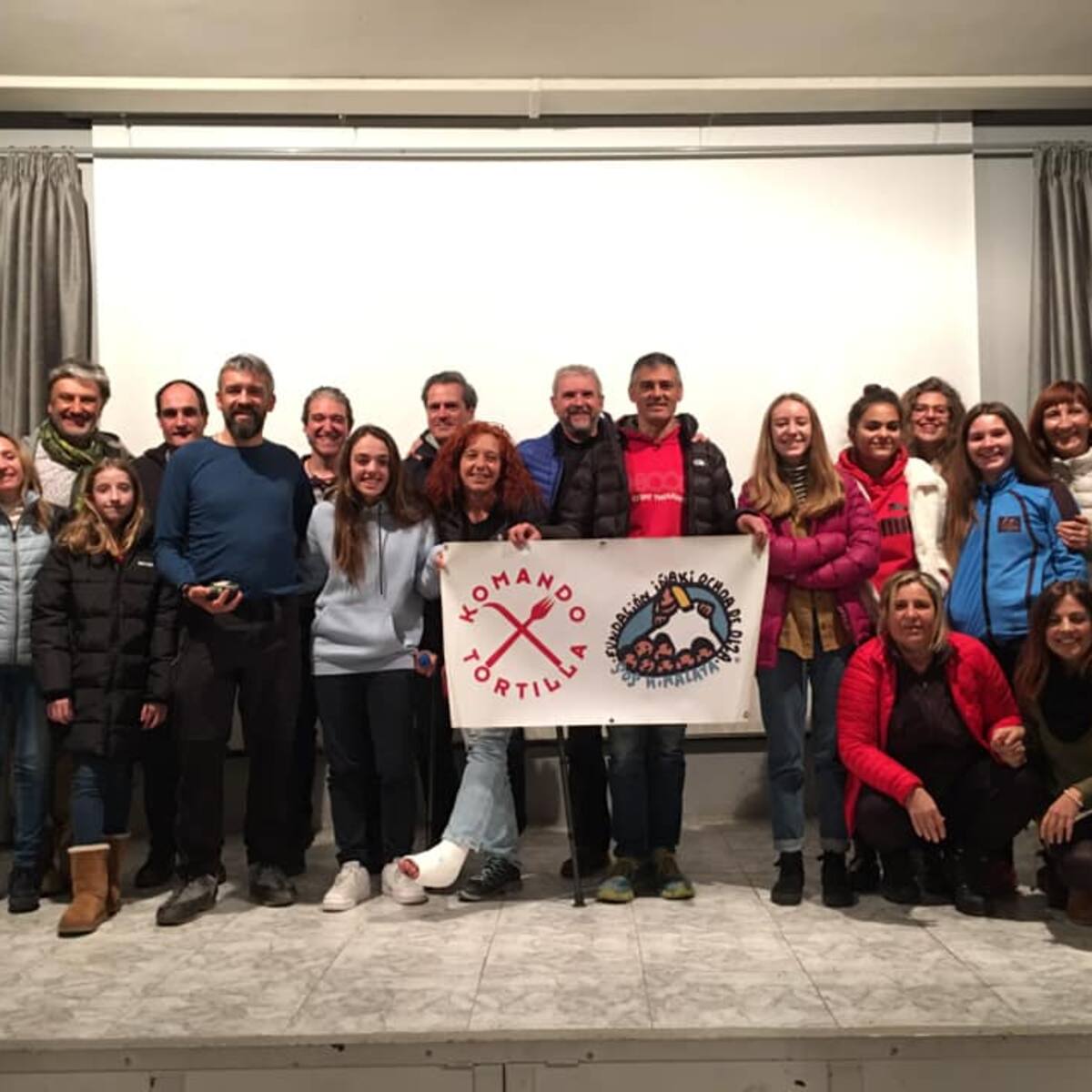 Komando Tortilla celebró su 9º cumpleaños con montaña y solidaridad