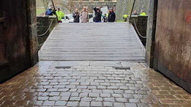 Entrevista sobre el puente levadizo del Portal de Francia (26/12/2019)