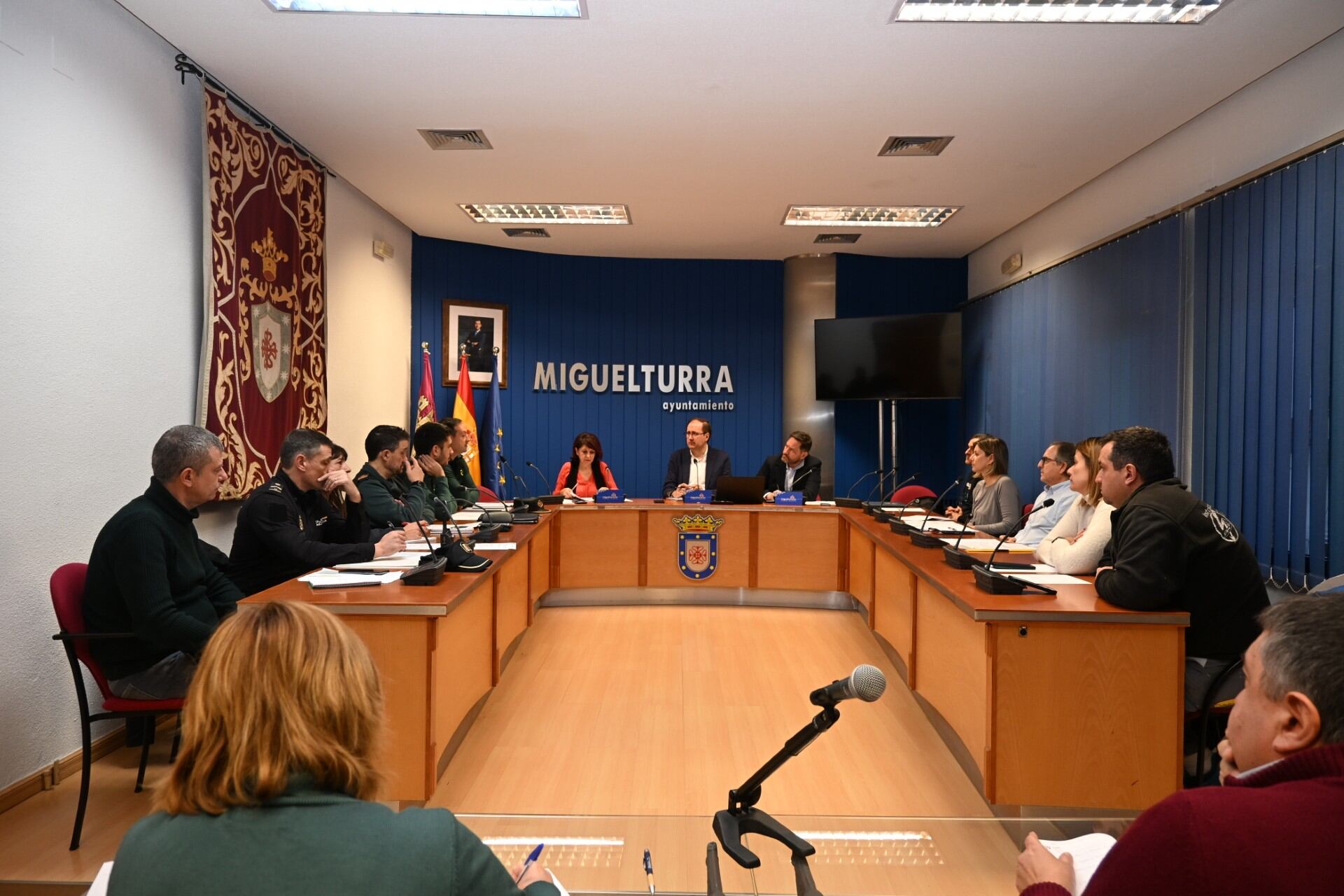 Junta de Seguridad en el Ayuntamiento de Miguelturra de cara al Carnaval