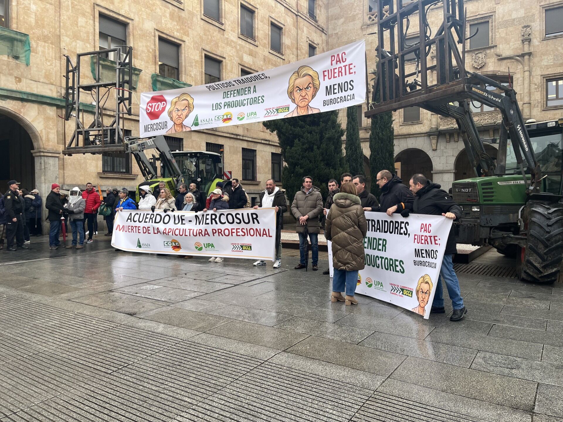 El sector apícola se moviliza en Salamanca contra el acuerdo con MERCOSUR