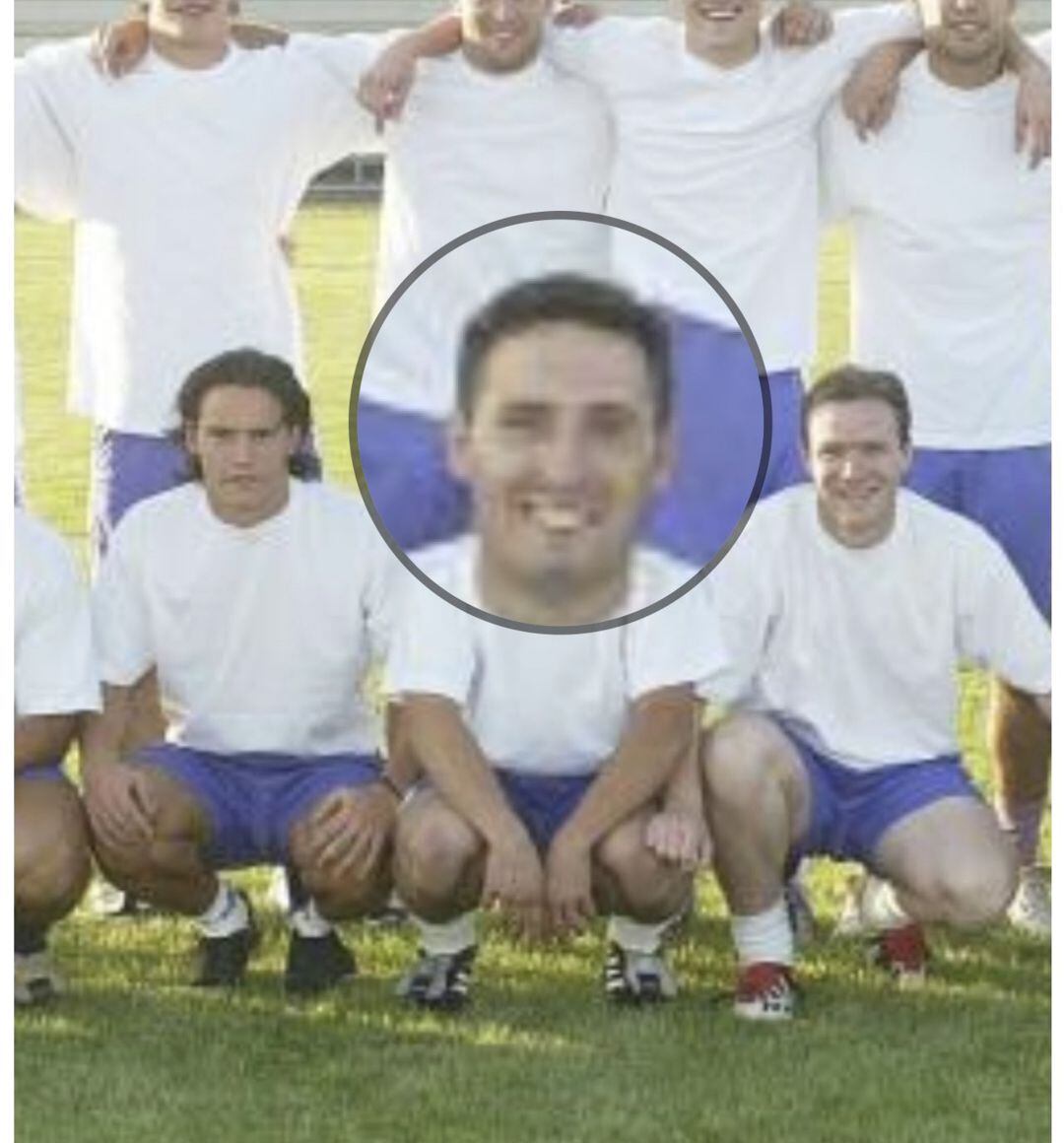 Imagen del ex jugador fallecido anoche