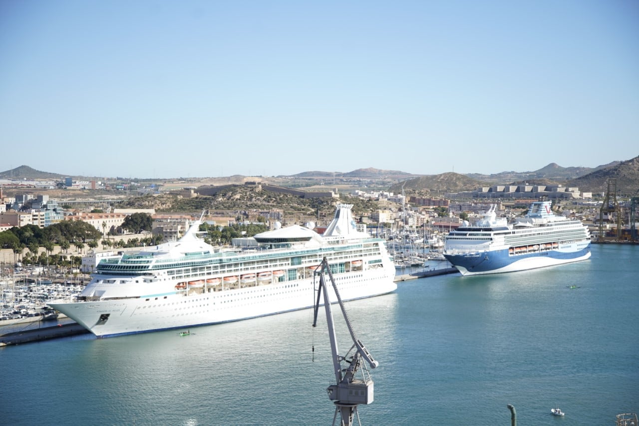 Cruceros en el Puerto de Cartagena